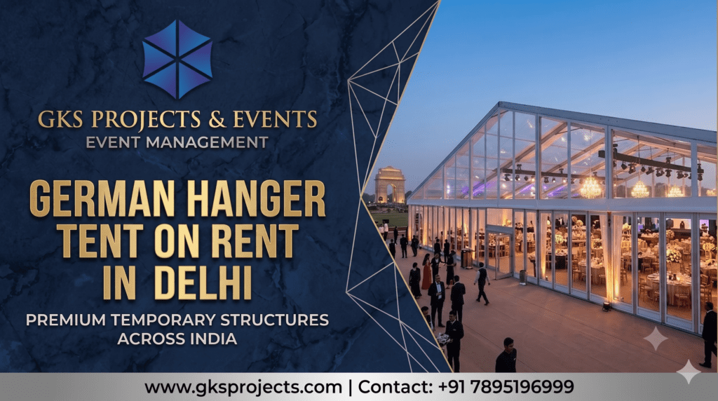 German Hanger Tent On Rent in Delhi