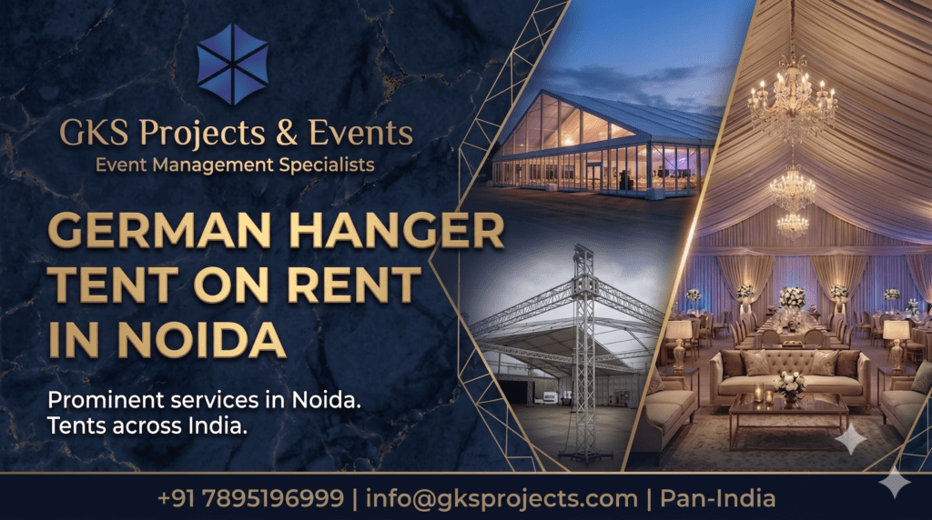 German Hanger Tent Rent Noida